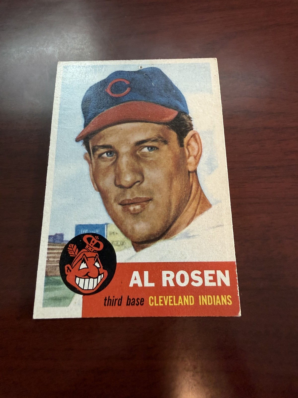 1953 Topps #135 Al Rosen. VG