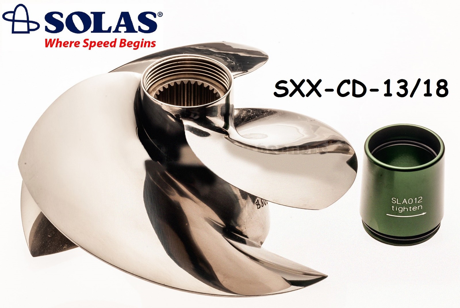 Solas Sea Doo 4-Tec 300 HP Impeller SXX-CD-13/18 RXPX RXTX GTX Limited 2016-2025