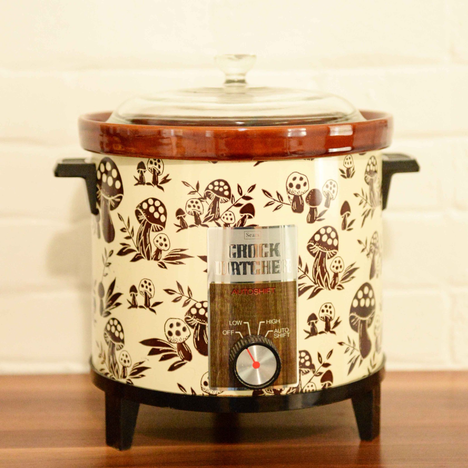 Vintage 1970s Sears Merry Mushroom Crock Watcher Slow Cooker Crock Pot Tested Ne Vintage 1970s Sears Merry Mushroom Crock Watcher Slow Cooker Crock Pot Tested Ne