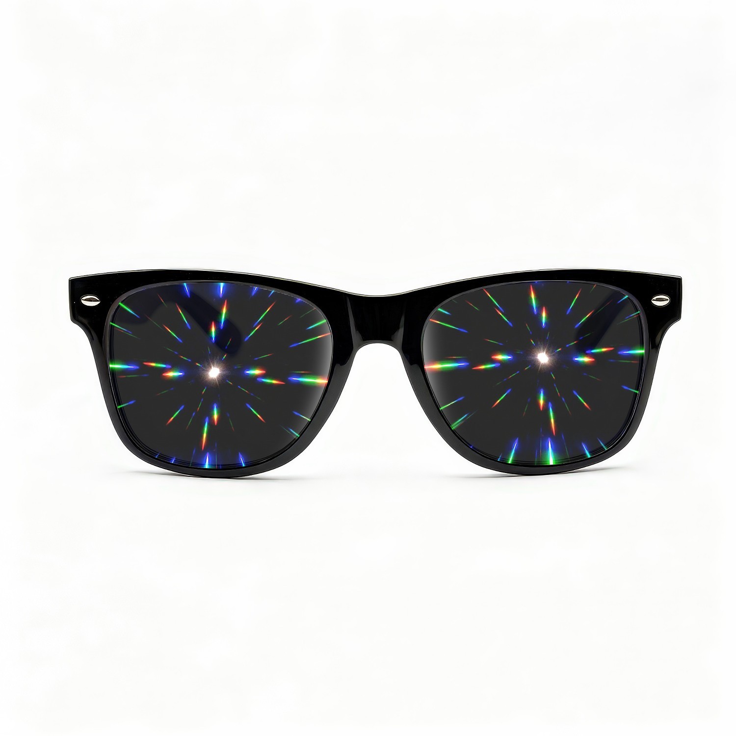 ULTIMATE Black Diffraction Glasses great for festival EDM light shows