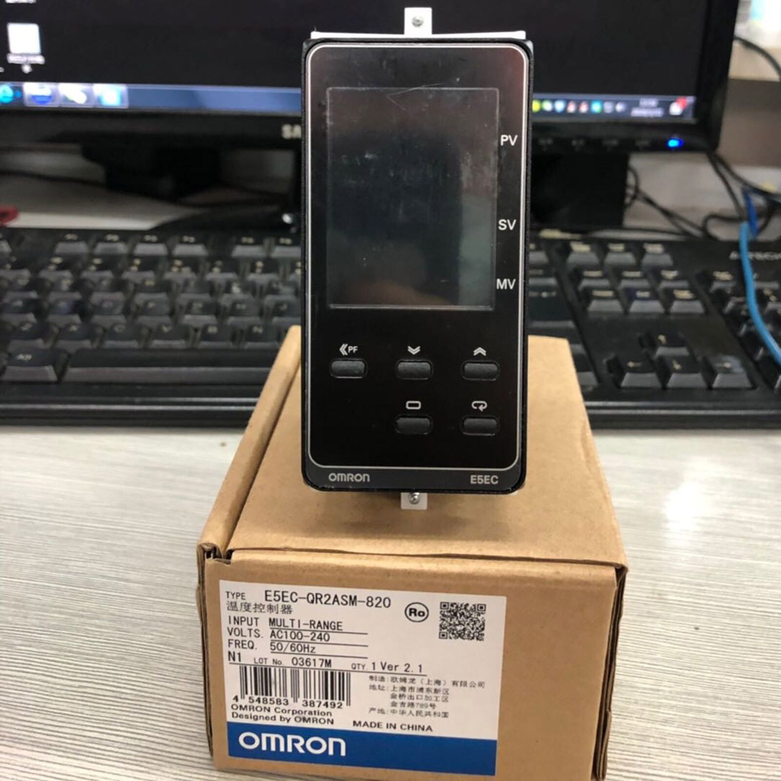 1PC NEW OMRON Temperature Controller E5EC-QR2ASM-820 100-240VAC Fast Delivery 1PC NEW OMRON Temperature Controller E5EC-QR2ASM-820 100-240VAC Fast Delivery