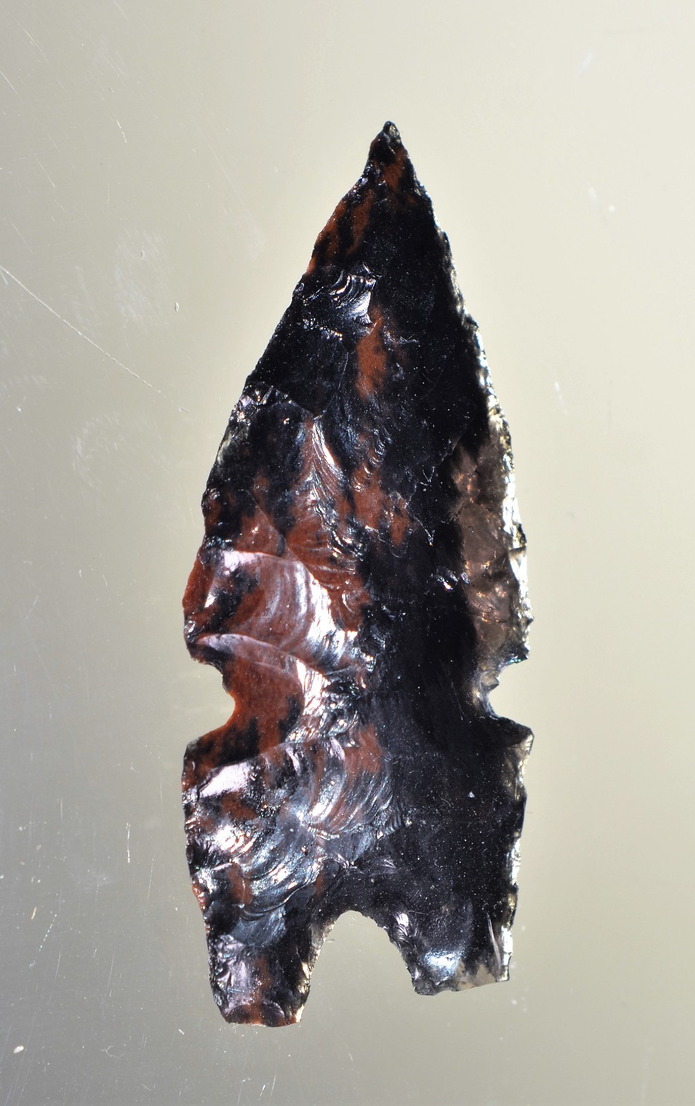 2.65 Inch Obsidian Primitive Projectile Point Repro 2.65 Inch Obsidian Primitive Projectile Point Repro