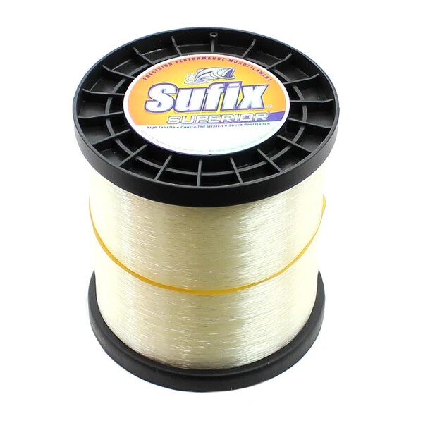 Sufix Superior Mono Fishing Line 2.2 LB Spools 20 - 80 Lb Test HiVis Clear Blue Sufix Superior Mono Fishing Line 2.2 LB Spools 20 - 80 Lb Test HiVis Clear Blue