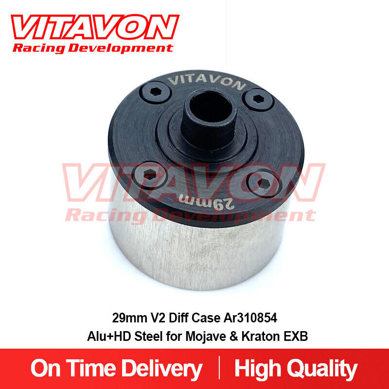 Vitavon 29mm V2 Diff Case Ar310854 Alu7075+HD Steel For Mojave & Kraton EXB