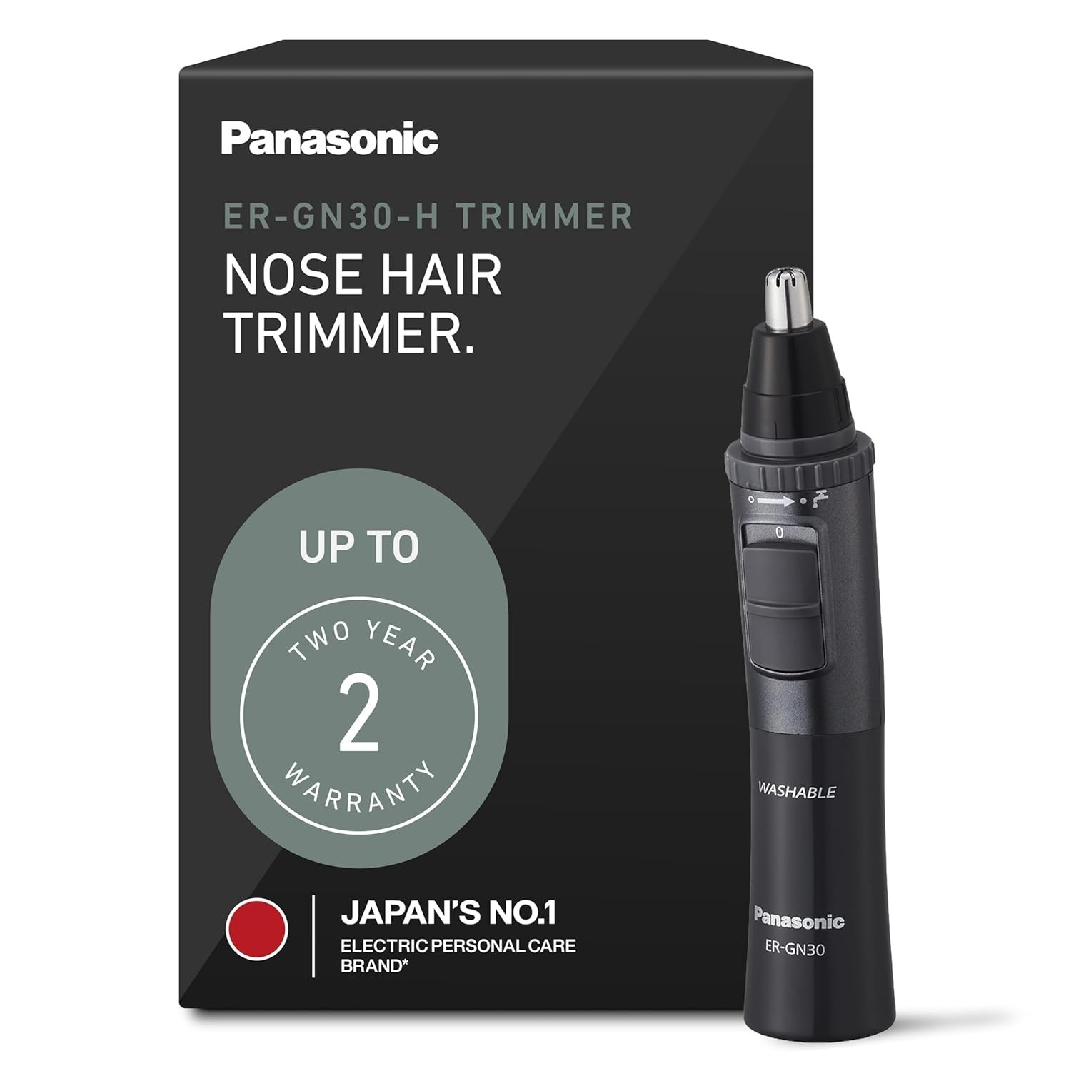 Panasonic Men’S Ear and Nose Hair Trimmer, Wet Dry Hypoallergenic Dual Edge Blad Panasonic Men’S Ear and Nose Hair Trimmer, Wet Dry Hypoallergenic Dual Edge Blad