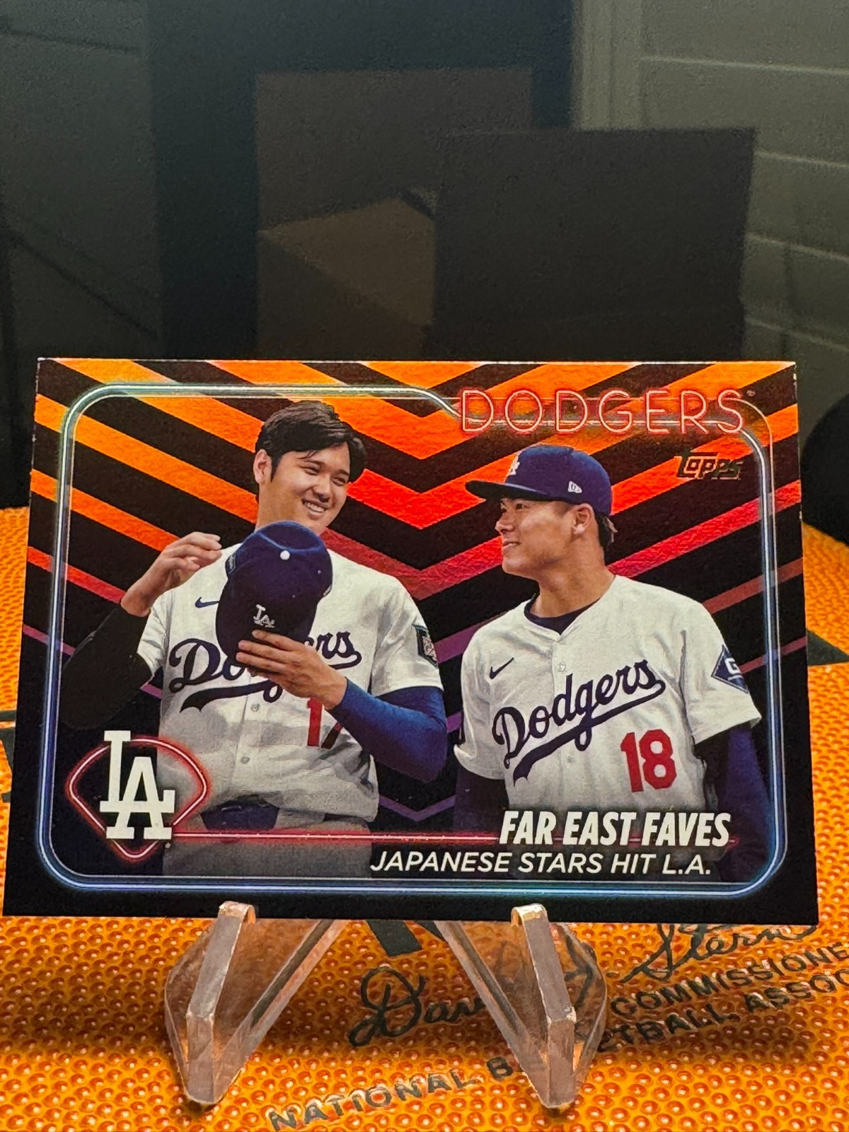 2024 TOPPS FAR EAST WAVES SHOHEI OHTANI YOSHINOBU YAMAMOTO CARD #US13 2024 TOPPS FAR EAST WAVES SHOHEI OHTANI YOSHINOBU YAMAMOTO CARD #US13