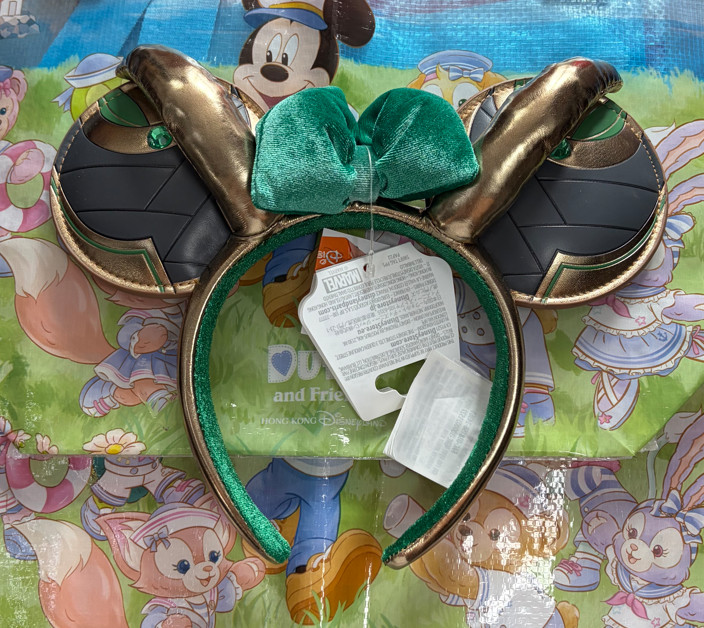 Genuine HongKong Disneyland Avengers Loki Minnie Ears Headband Disneyland New Genuine HongKong Disneyland Avengers Loki Minnie Ears Headband Disneyland New