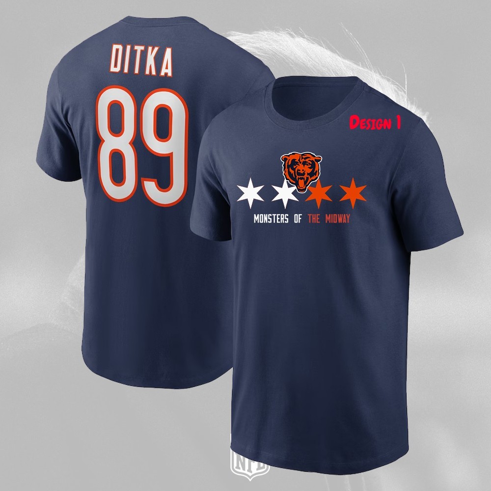 RIP - Mike Ditka #89 Chicago Bears 2026 Coach 1939-2026 Name & Number Gift Fans