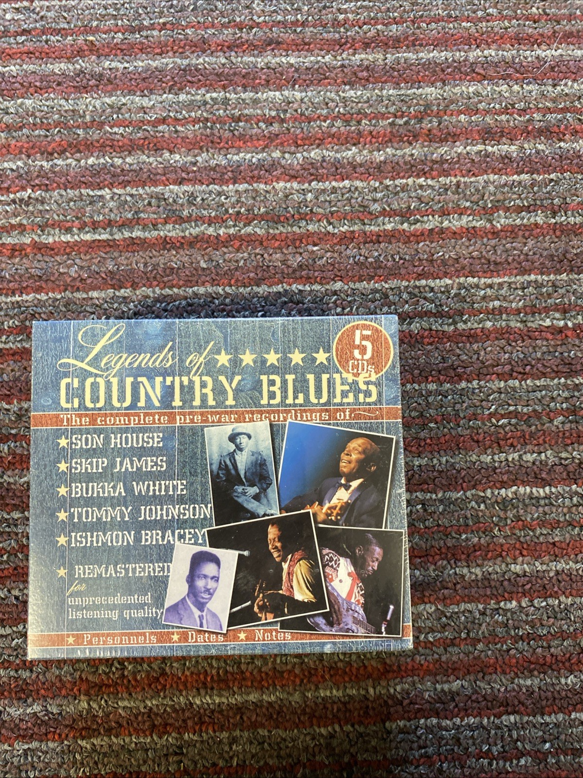 LEGENDS OF COUNTRY BLUES: Complete Pre-War Recording…CDs Sealed JSP RECORDS