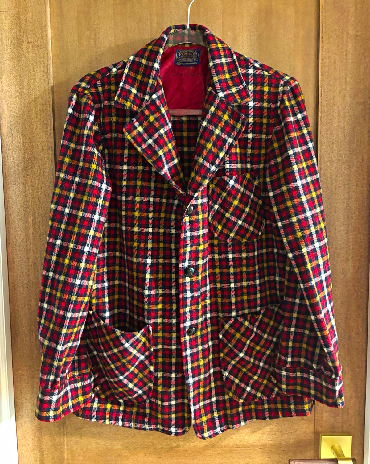 Vintage Pendleton Wool Plaid Shirt Jacket - Men Small Vintage Pendleton Wool Plaid Shirt Jacket - Men Small