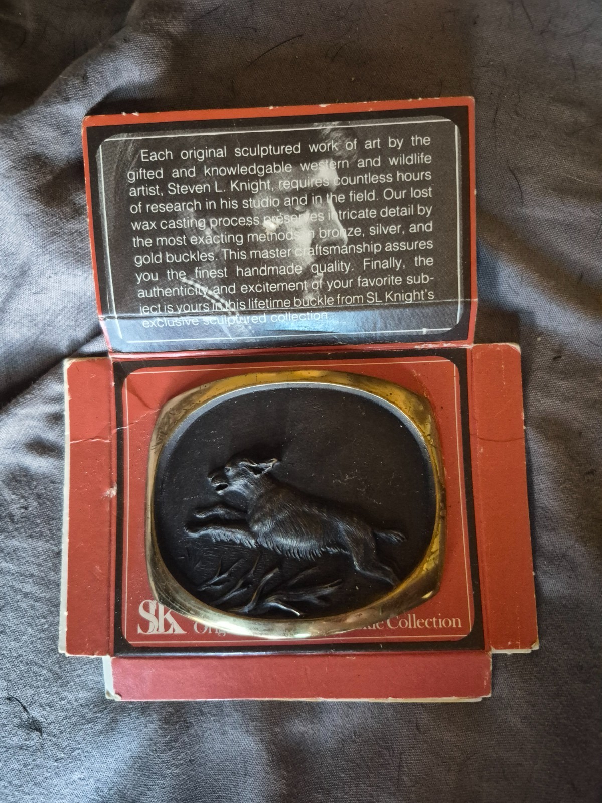 steven l. knight belt buckle steven l. knight belt buckle