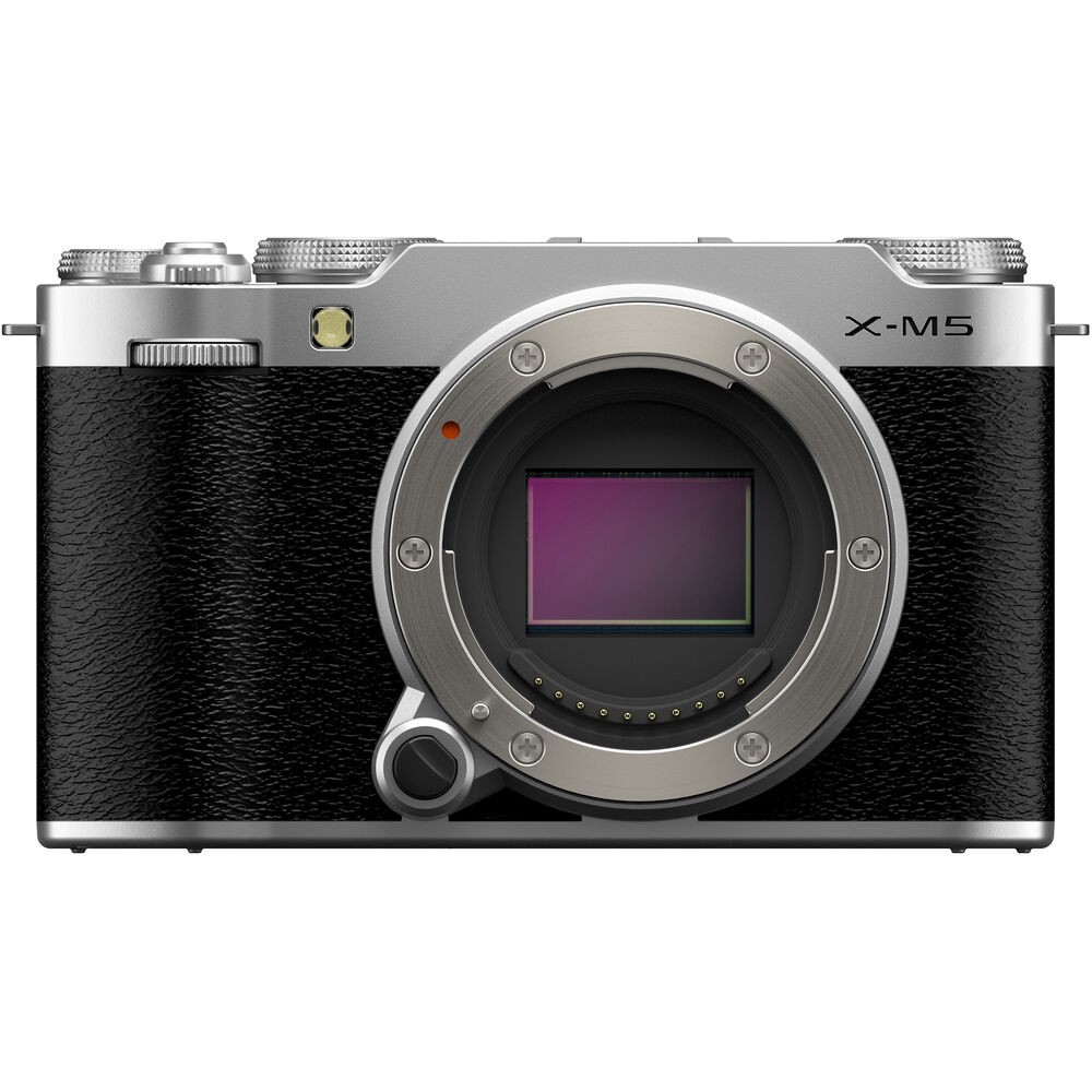 FUJIFILM X-M5 Mirrorless Camera (Body, Silver) - CUSTOMER RETURNS