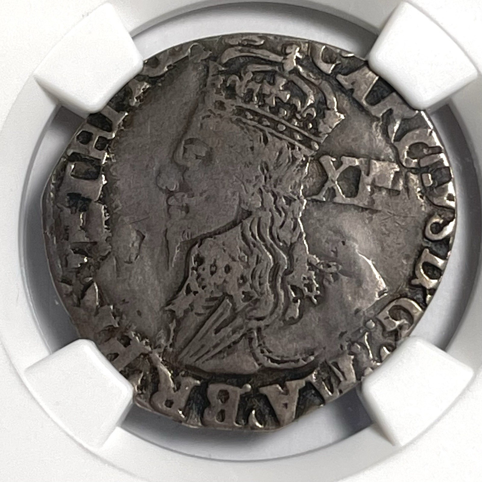 1634-35 Shilling England Great Britain NGC Clipped Fine Detail Silver Coin GB50