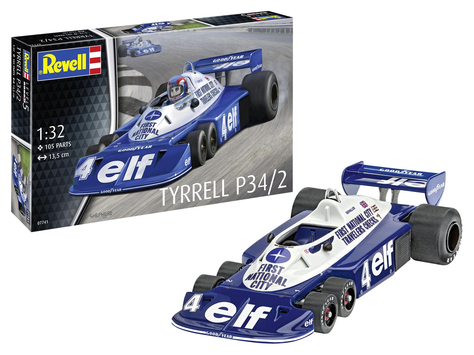 Revell 1/32 Tyrrell P34/2 Plastic Model Kit 07741