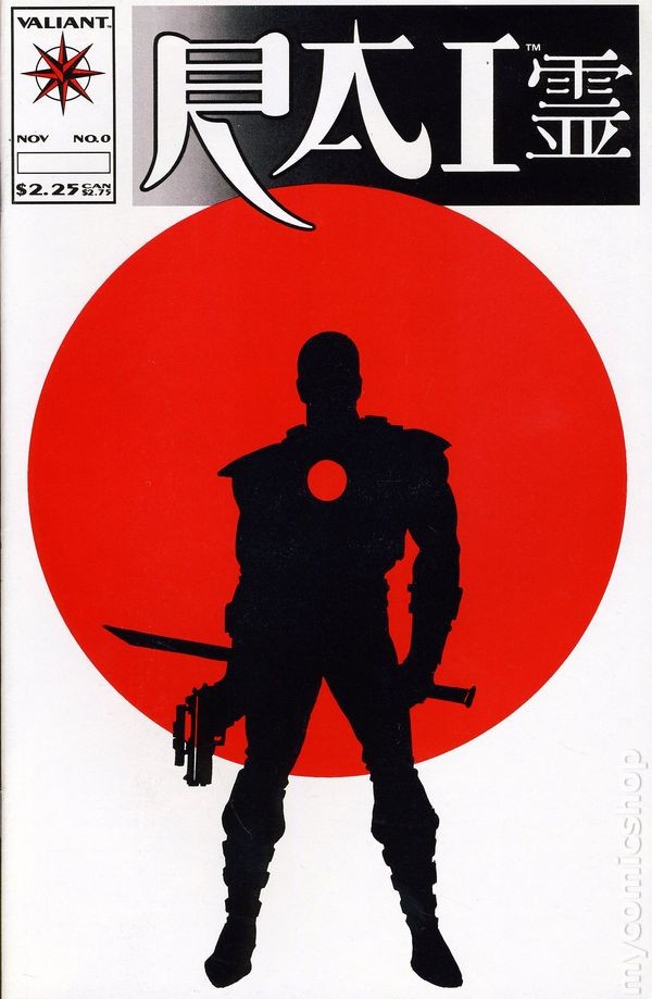 Rai #0 FN 1992 Stock Image 1st app. new Rai, 1st full app. Bloodshot