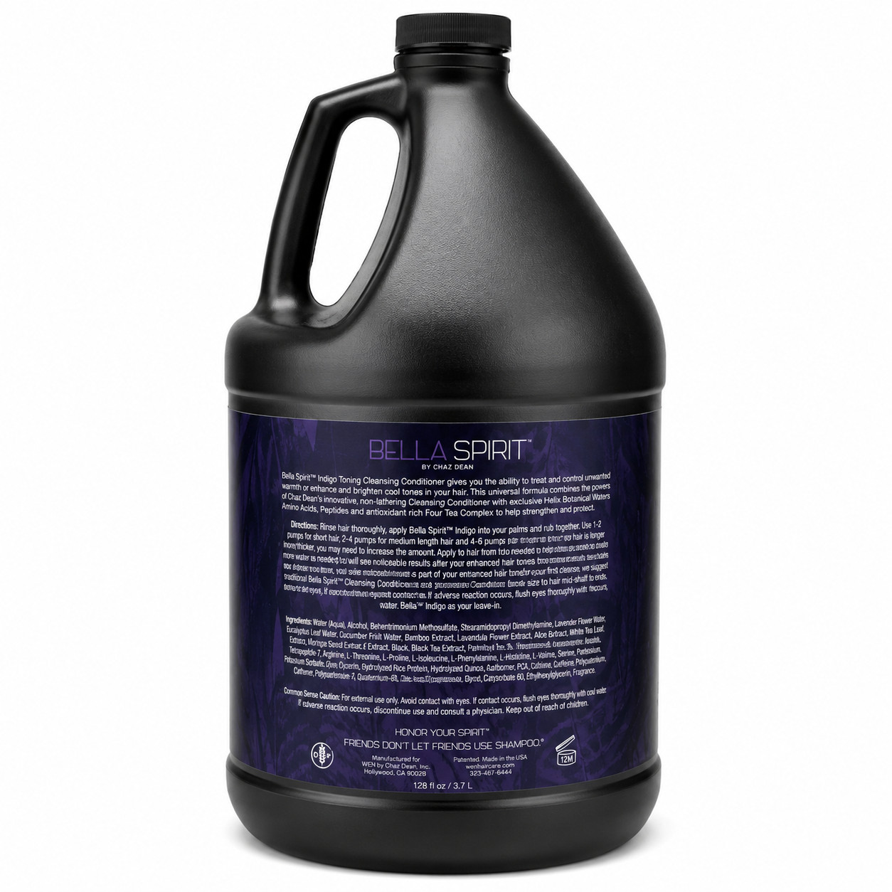 Wen Bella Spirit INDIGO Toning Cleansing Conditioner Gallon New SEALED Wen Bella Spirit INDIGO Toning Cleansing Conditioner Gallon New SEALED