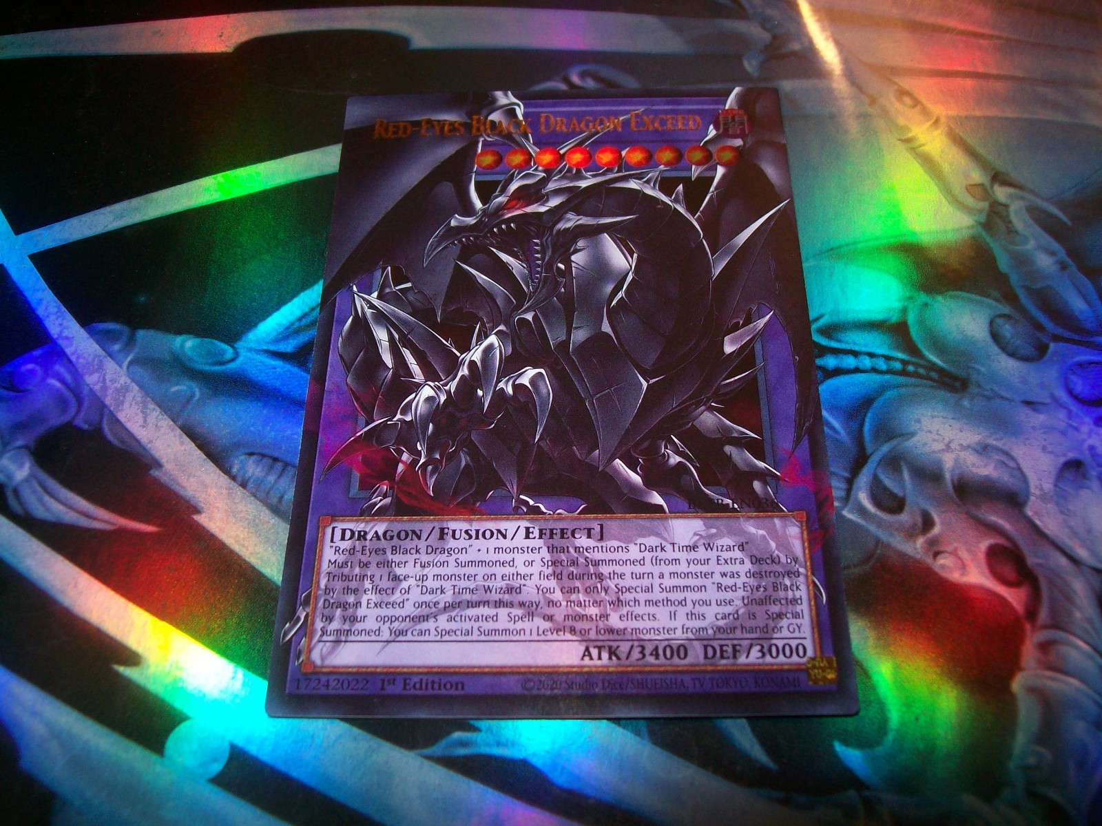 Red-Eyes Black Dragon Exceed 1st Edition Overframe Ultra Rare BETB-EN036 Red-Eyes Black Dragon Exceed 1st Edition Overframe Ultra Rare BETB-EN036