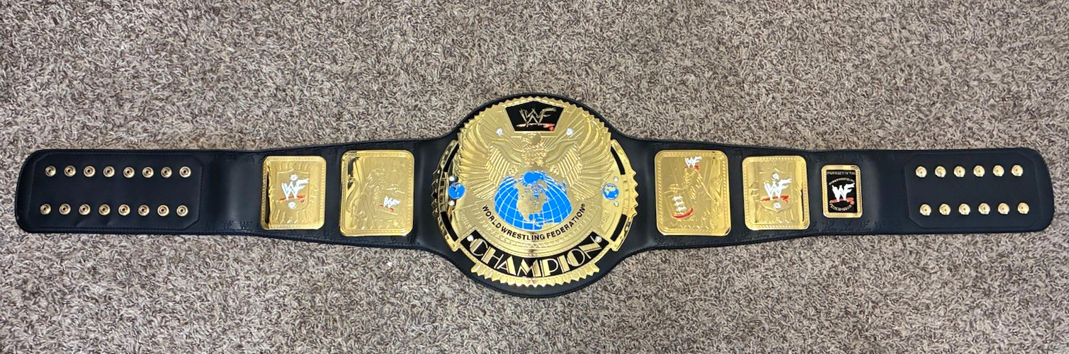 Official 2001 Figures Toy Company WWF Big Eagle Replica Belt Official 2001 Figures Toy Company WWF Big Eagle Replica Belt