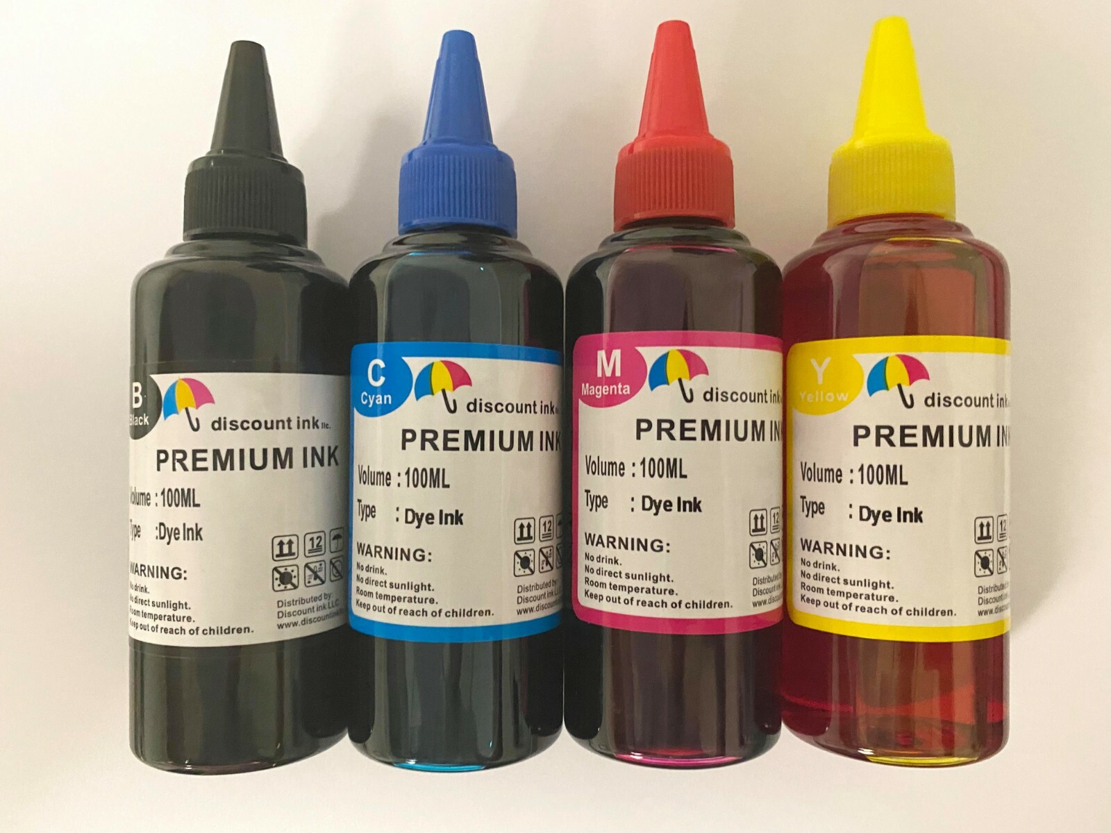 4X100ml Bulk Refill UV INK for Epson using # 664 Eco Tank ET-2500 ET-2550 4X100ml Bulk Refill UV INK for Epson using # 664 Eco Tank ET-2500 ET-2550