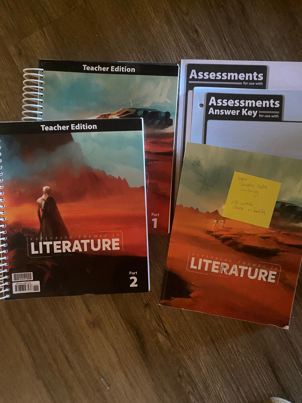 BJU Bob Jones Press Exploring Themes in Literature Teacher Student Tests Book