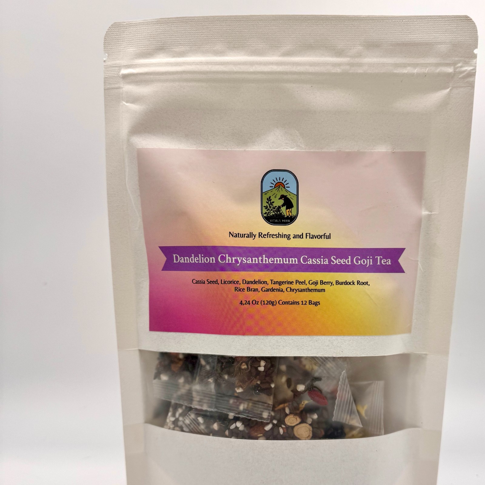 Fall Sale Dandelion & Wolfberry Blend 120G (12 Bags) VitalsHerb