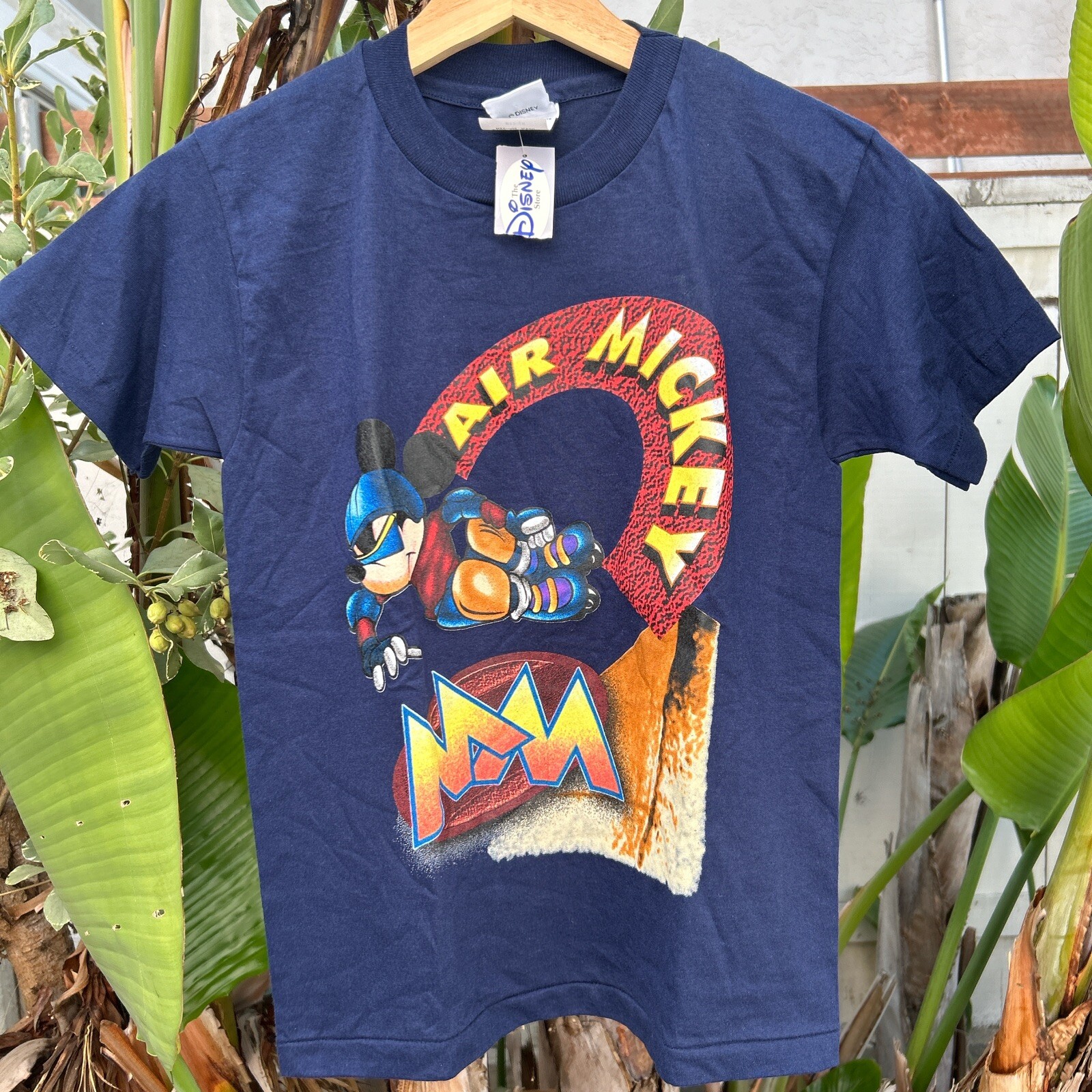 Vintage 1990s Disney Store Air Mickey Graphic Tee Youth M USA NWT Vintage 1990s Disney Store Air Mickey Graphic Tee Youth M USA NWT