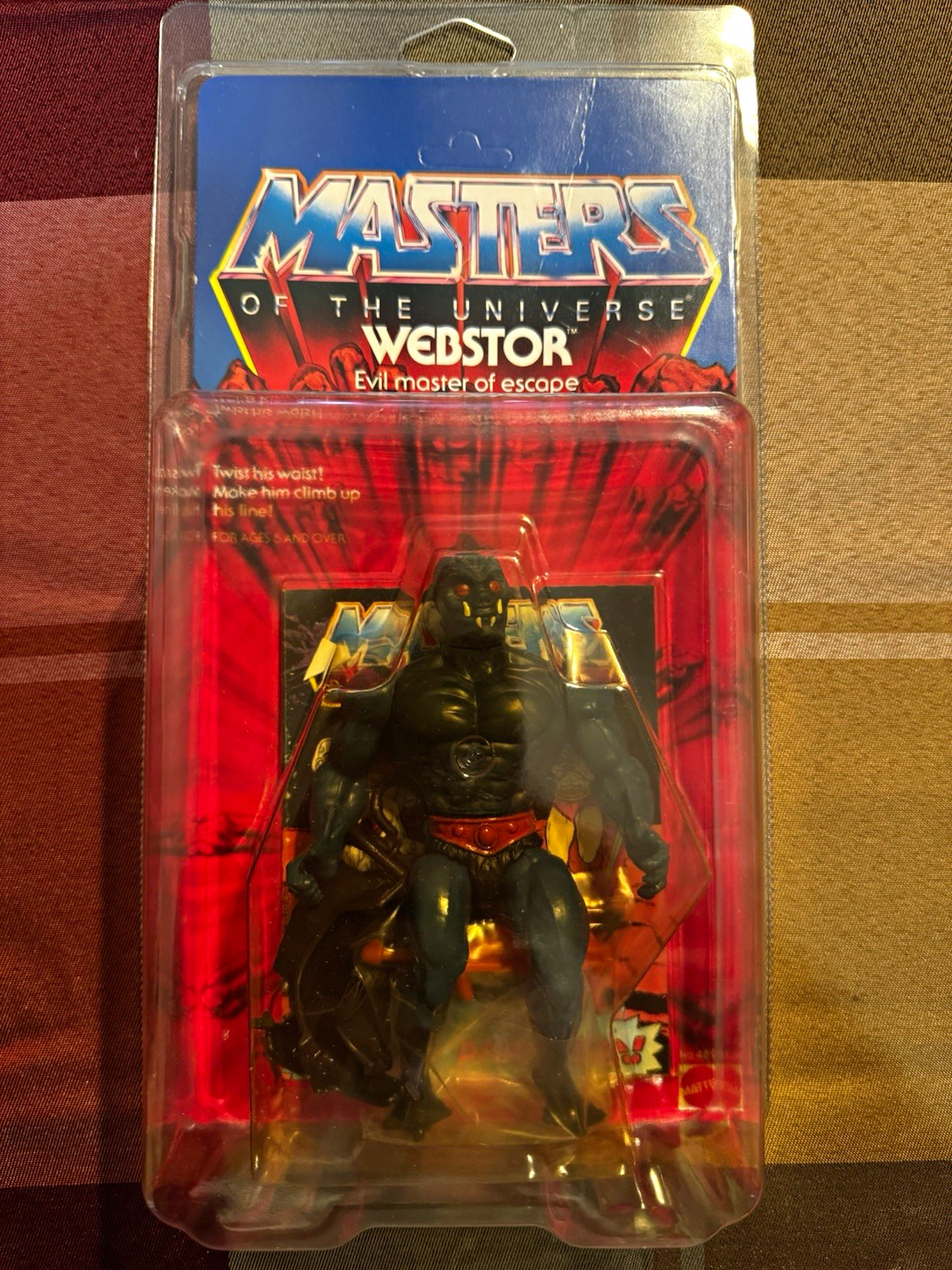 Mattel Vintage 1983 Masters of the Universe MOTU WEBSTOR Action Figure Sealed Mattel Vintage 1983 Masters of the Universe MOTU WEBSTOR Action Figure Sealed