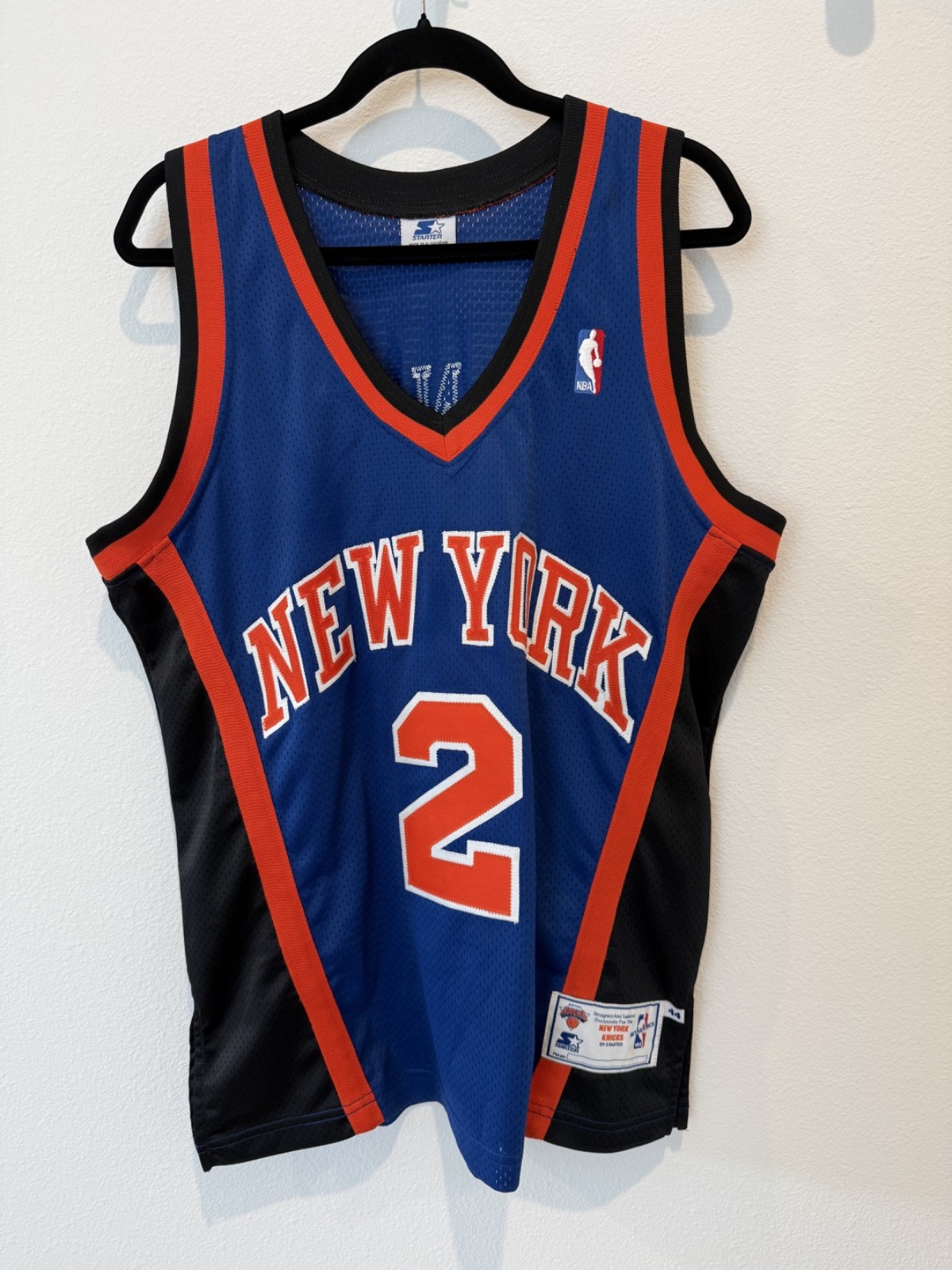 Authentic Larry Johnson New York Knicks Jersey 44 Large Starter Authentic Larry Johnson New York Knicks Jersey 44 Large Starter