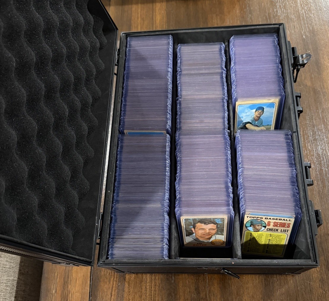 1968 Topps Baseball Partial Near Complete Set 523/598 PR-EX  87% in top loaders