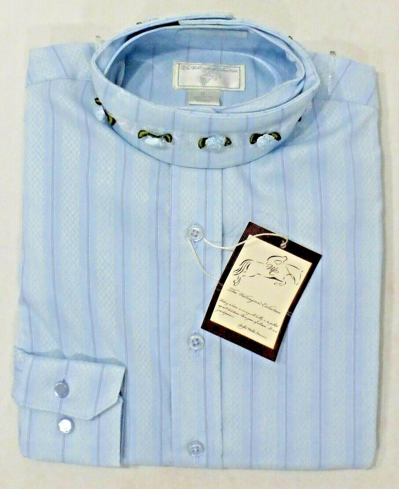 WELLINGTON COLLECTION Girls LS Equestrian Horse Show Riding Shirt, Various, NWT WELLINGTON COLLECTION Girls LS Equestrian Horse Show Riding Shirt, Various, NWT