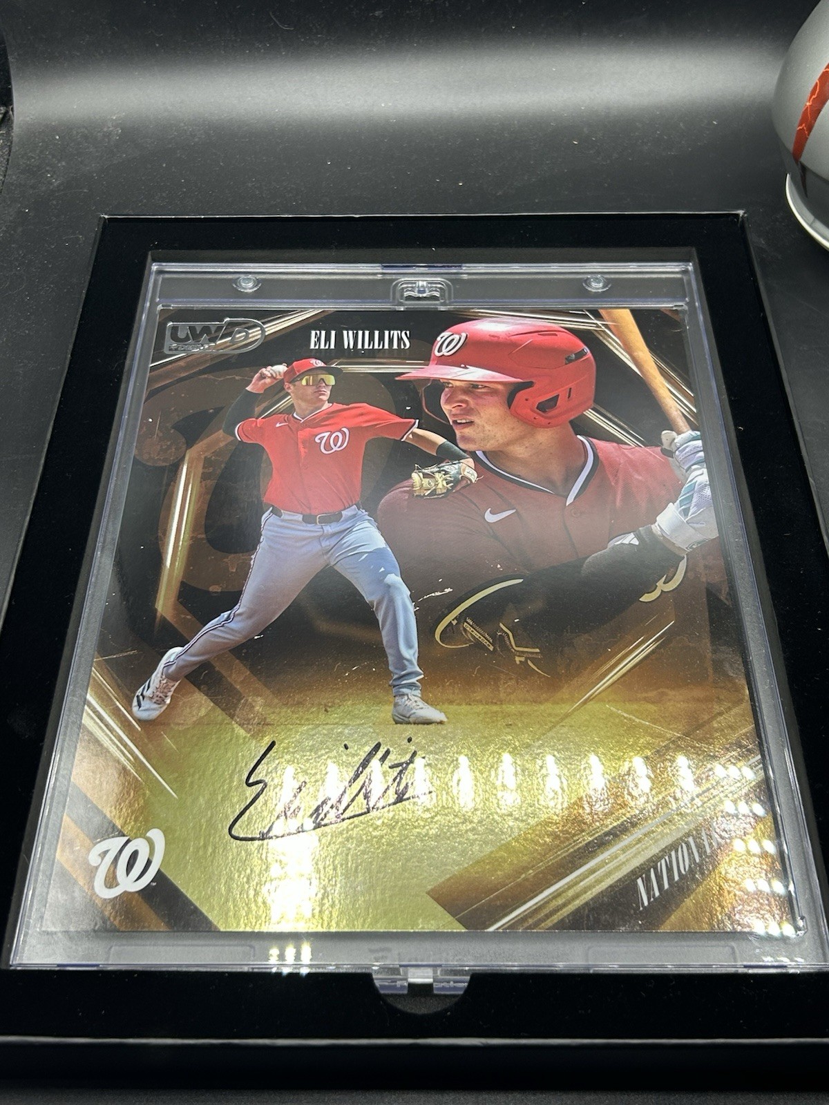 Eli Willits 2026 Fanatics Emanate Fanatics Nationals Signed Authentic /50 (CBMH)