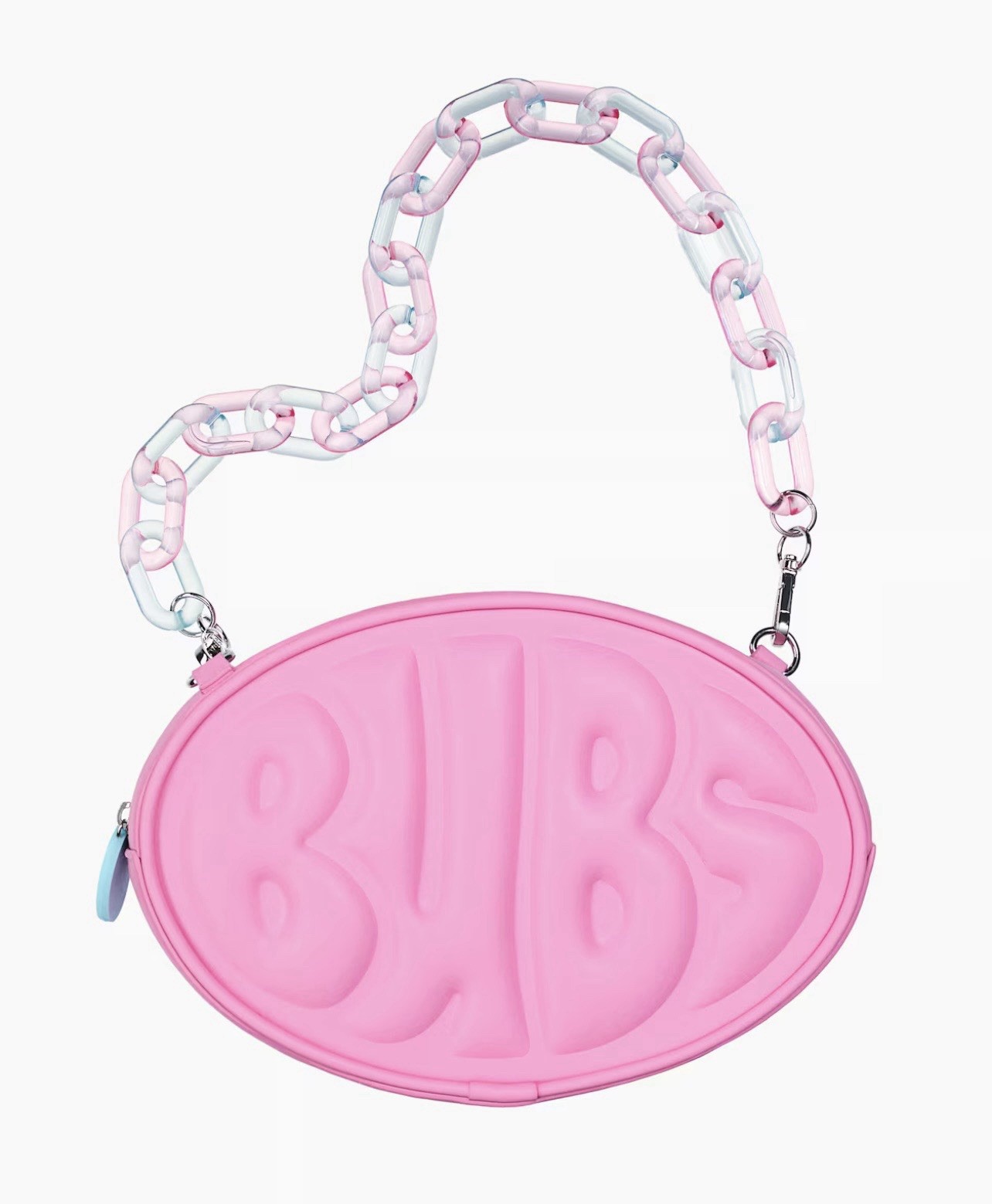 BUBS x H&M Pink Makeup Bag Purse Candy Chain Crossbody Limited Edition