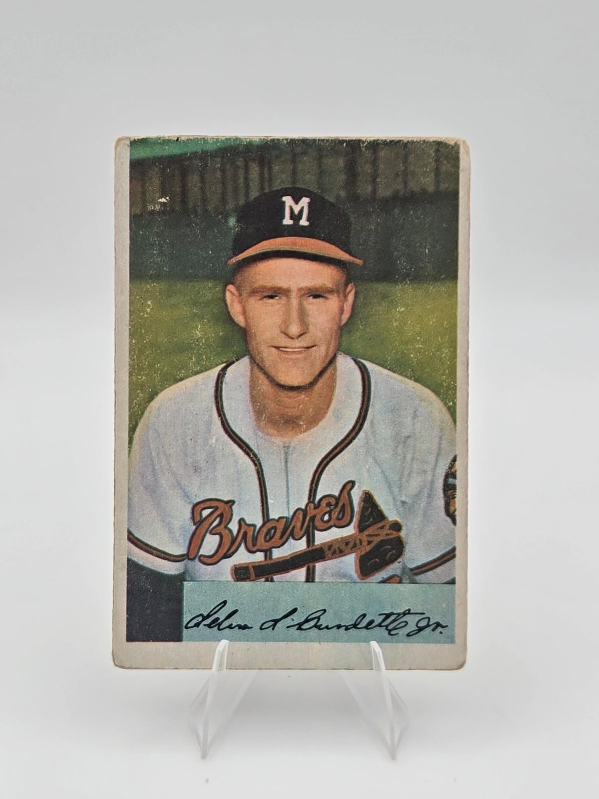 1954 Bowman #192 Lew Burdette