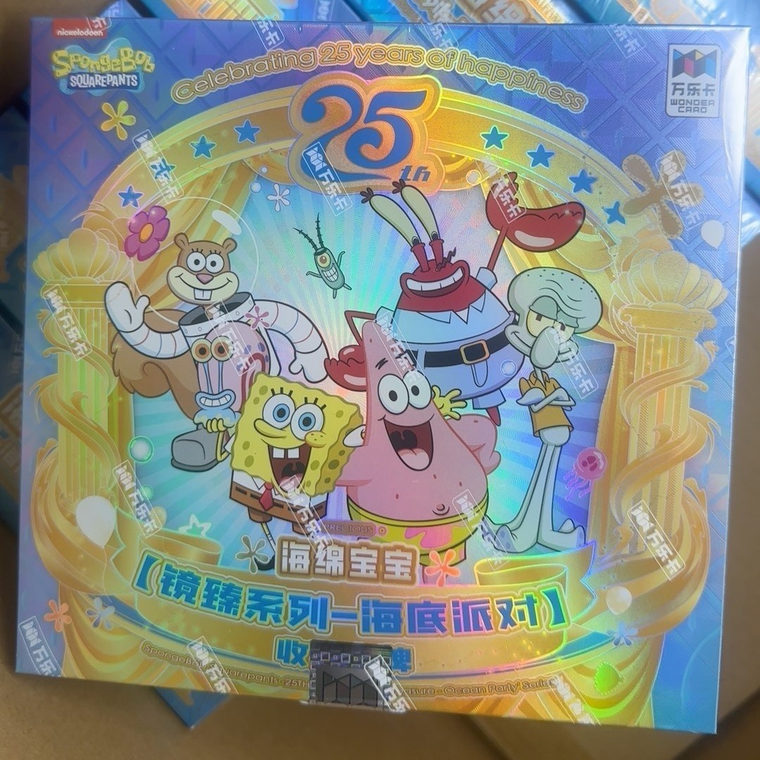 SpongeBob SquarePants TCG 25th Anniversary Sealed Collection Cards Box Gifts