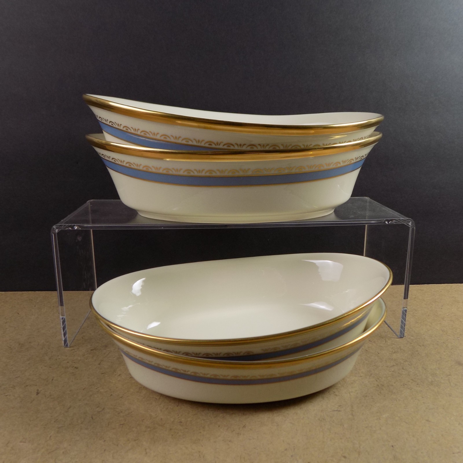 4 Lenox China USA Memories Oval Serving Bowls VGC USA 4 Lenox China USA Memories Oval Serving Bowls VGC USA