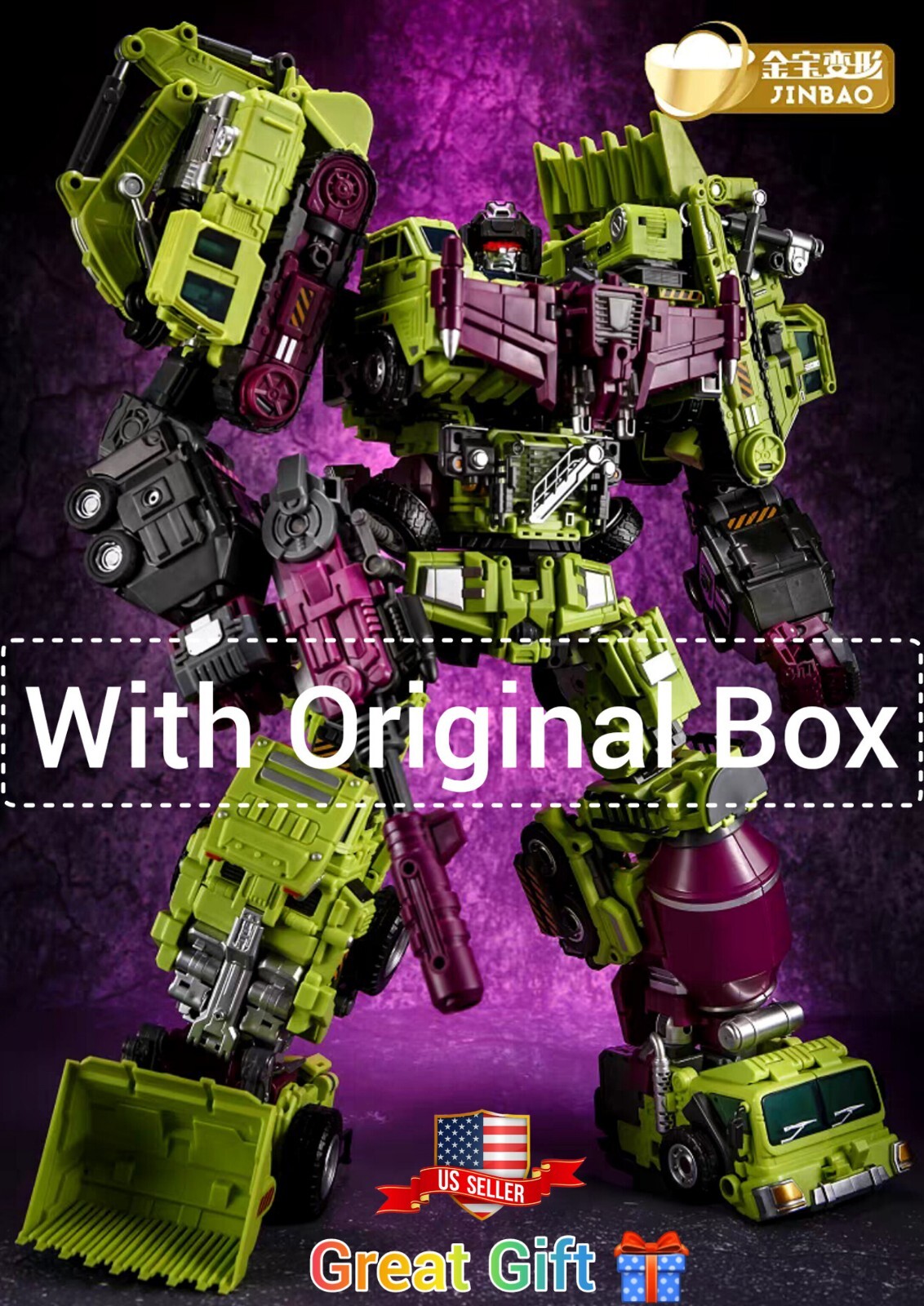 ‼️PRE-ORDER‼️ Jinbao Oversized Devastator Gravity Builder All sets/ Collectible