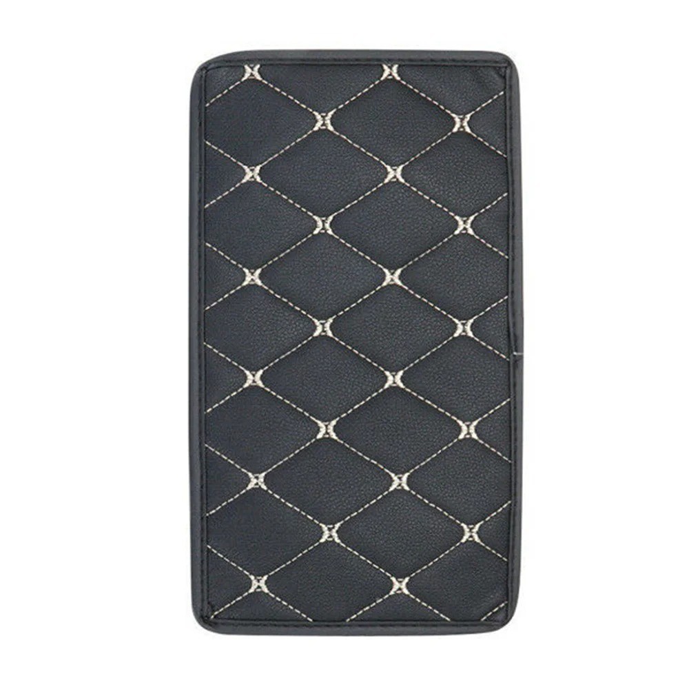 1x Car Armrest Pad Cover Auto Center Console Box Pu Leather Cushion Mat S 1x Car Armrest Pad Cover Auto Center Console Box Pu Leather Cushion Mat S