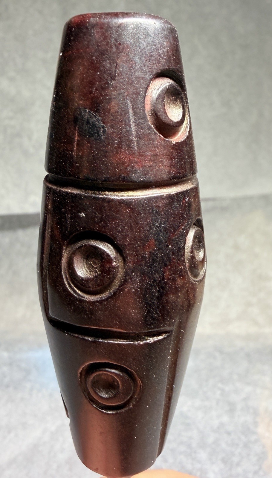 Tibetan Rare 11 Eye Asteroid Hand Carved Dzi Bead,Kundalini, Magnetic Talisman🔥