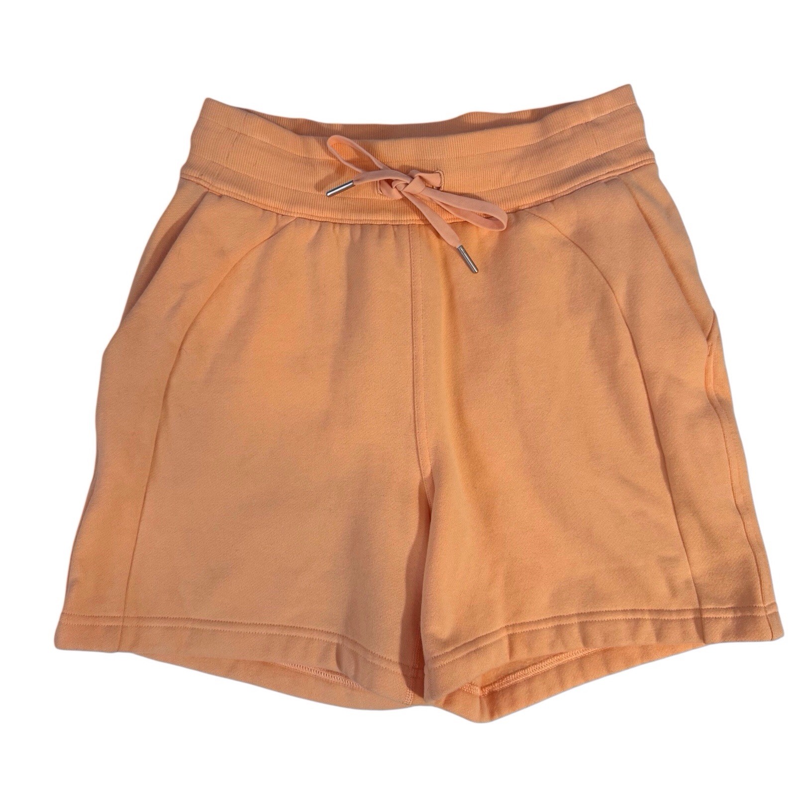 Lululemon Size 4 Orange Scuba High Rise Shorts Lounge Athletic Athleisure Casual Lululemon Size 4 Orange Scuba High Rise Shorts Lounge Athletic Athleisure Casual
