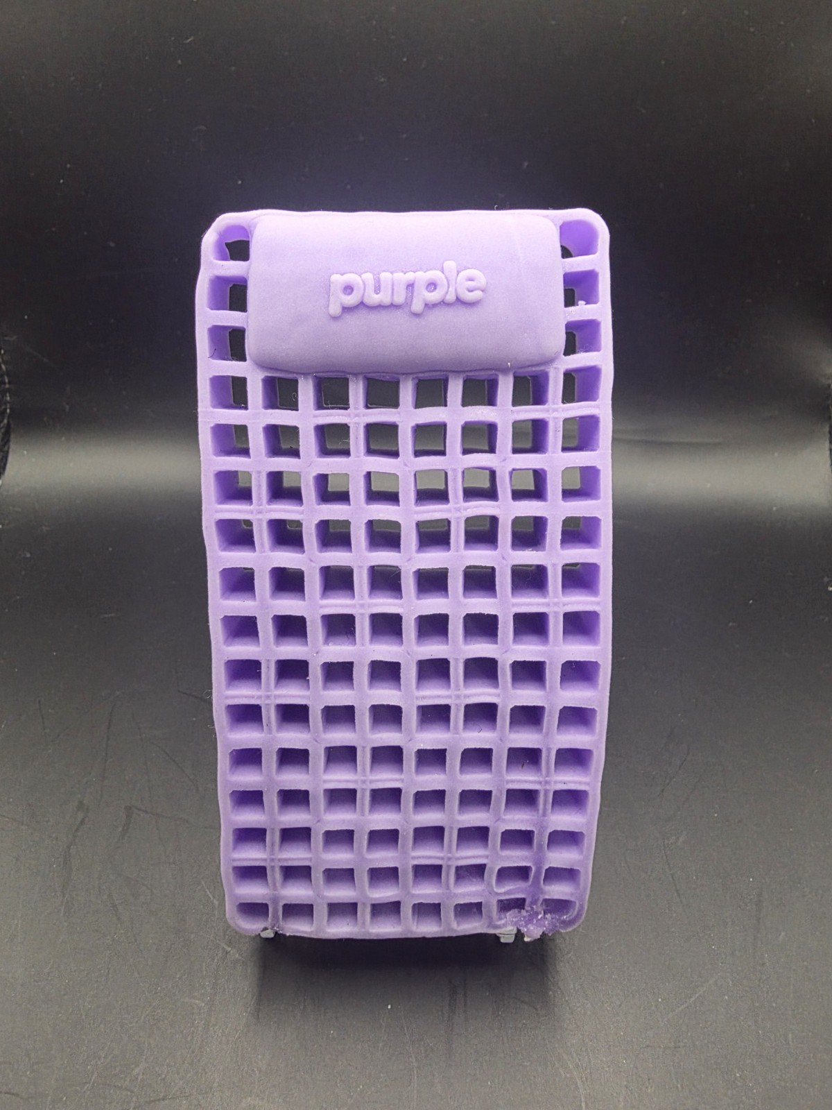 Purple Mini Mattress, Gel Grid Sample Squishy Stress Toy 