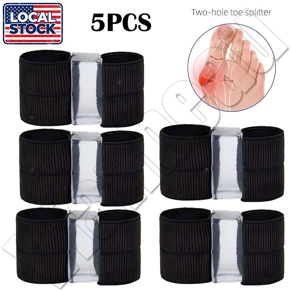 5Pcs Big Toe Bunion Corrector Splint Straightener Foot Pain Relief Hallux Valgus