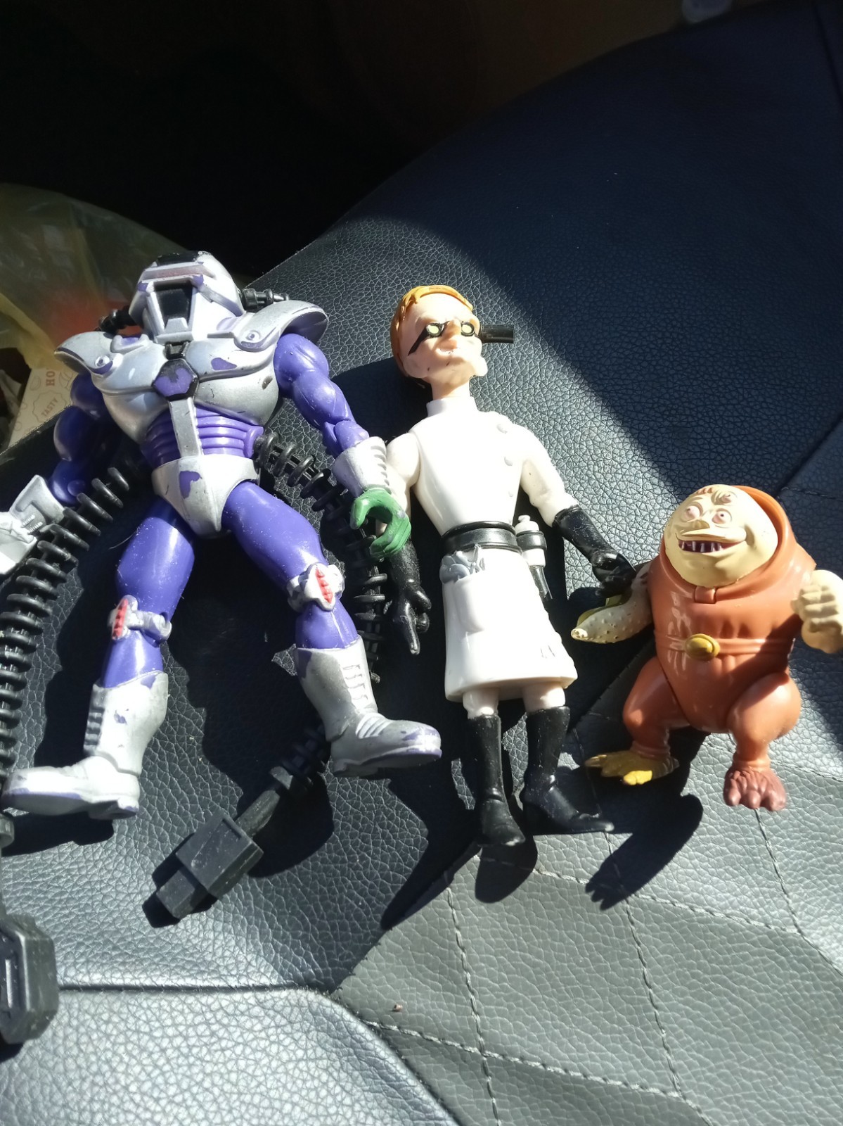 LOT OF 3 BIKER MICE FROM MARS VINTAGE ACTION FIGURES 1993 GALOOB