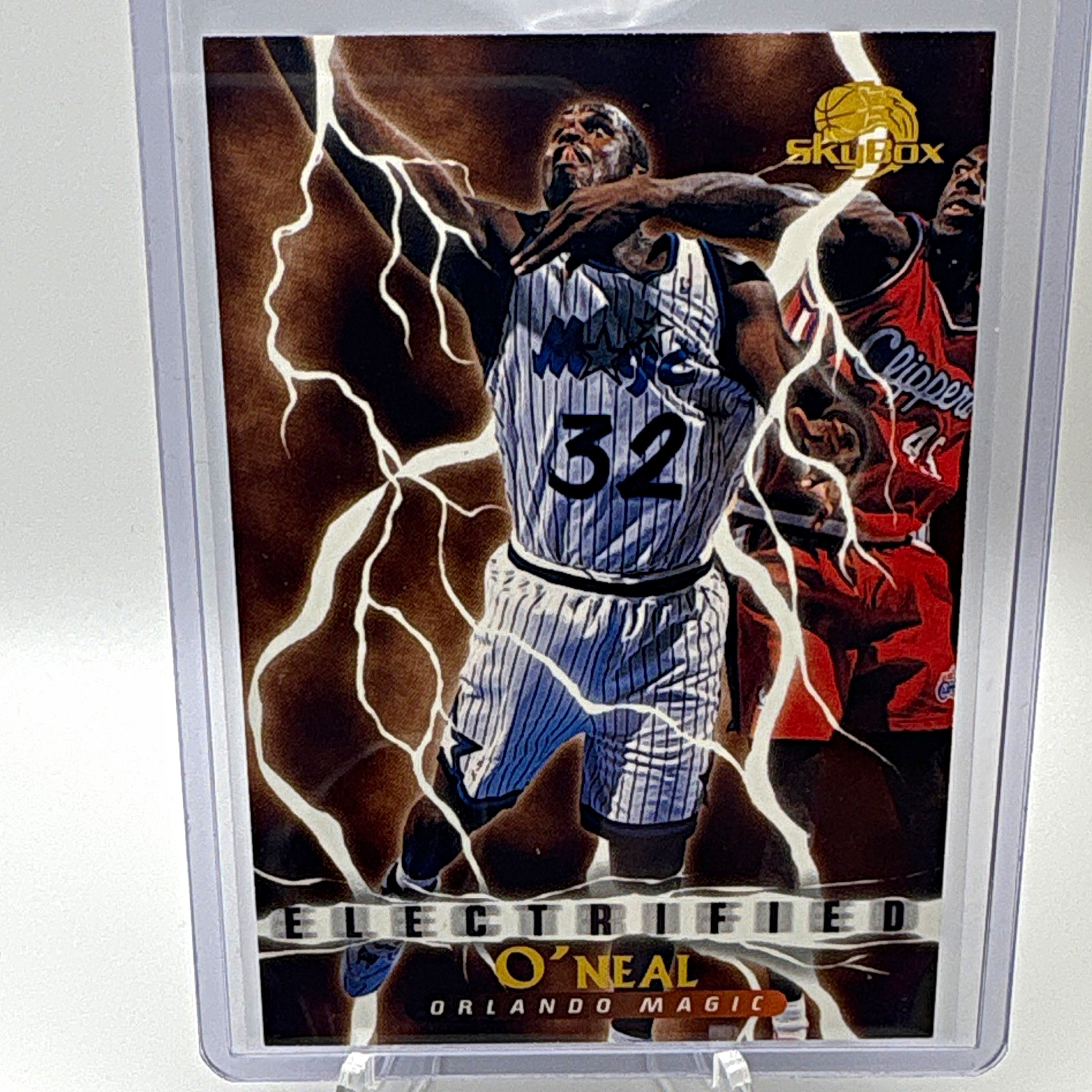 SkyBox 1995-96 Skybox Premium Electrified Shaquille O\'Neal #293 Magic SkyBox 1995-96 Skybox Premium Electrified Shaquille O\'Neal #293 Magic