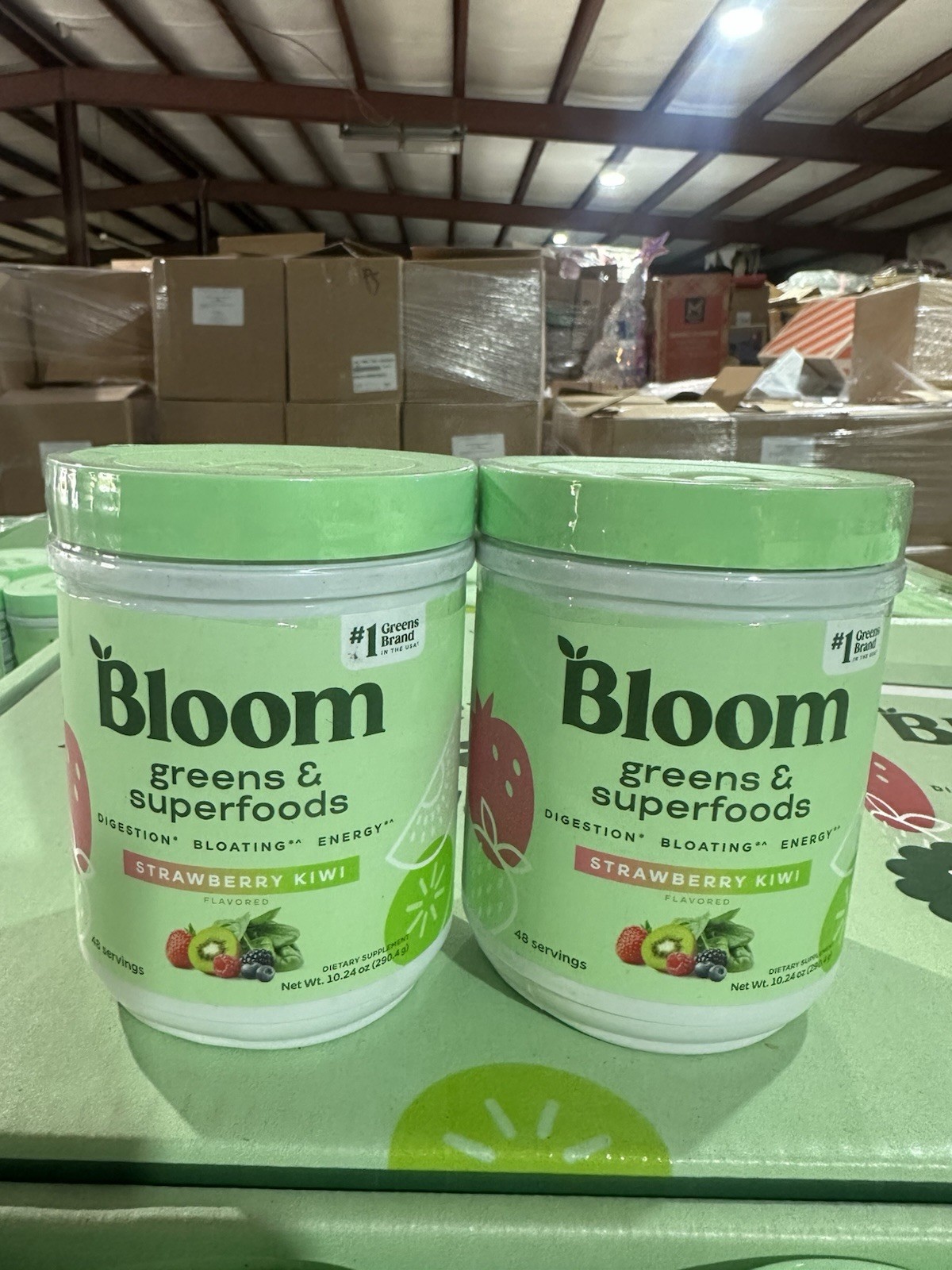 Bloom Greens & Superfoods Powder  Strawberry Kiwi 2 Pk- Exp: 11/2026