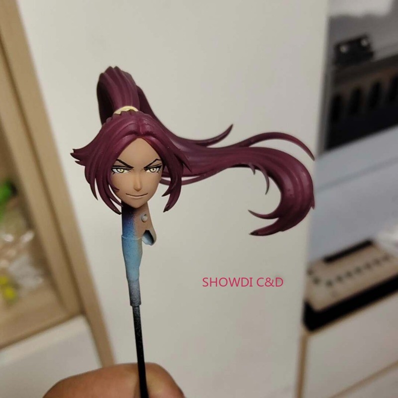 1/12 BLEACH Shihouin Yoruichi Head Carving For 6