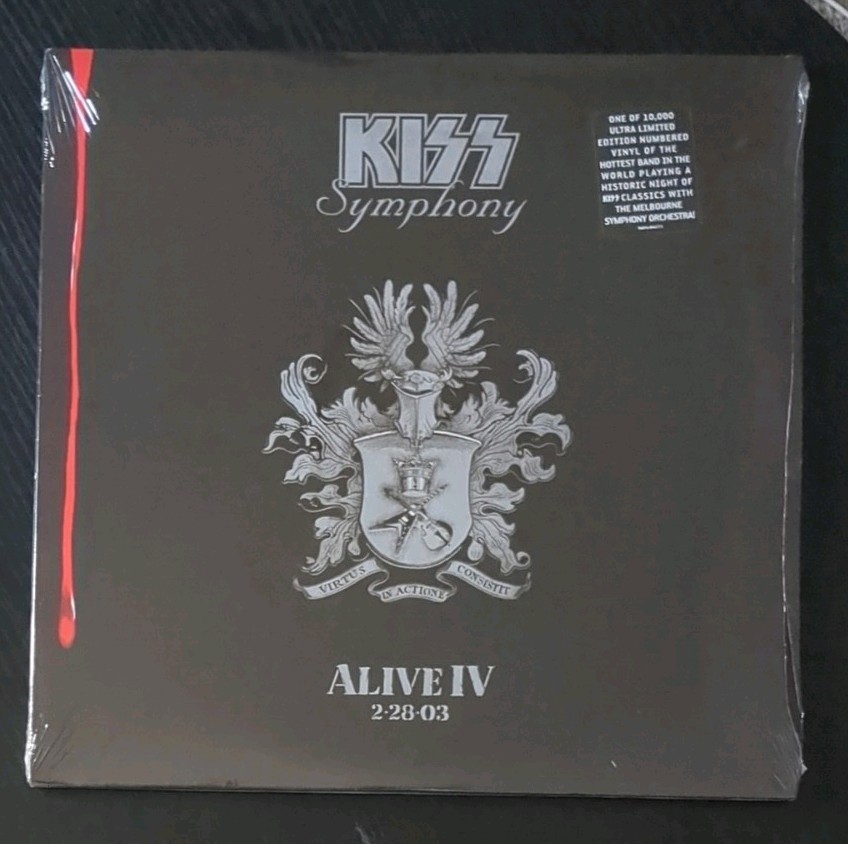 KISS - Kiss Symphony Alive IV - 3xLP Ltd Ed. Numbered 2003 *NEW*SEALED* KISS - Kiss Symphony Alive IV - 3xLP Ltd Ed. Numbered 2003 *NEW*SEALED*