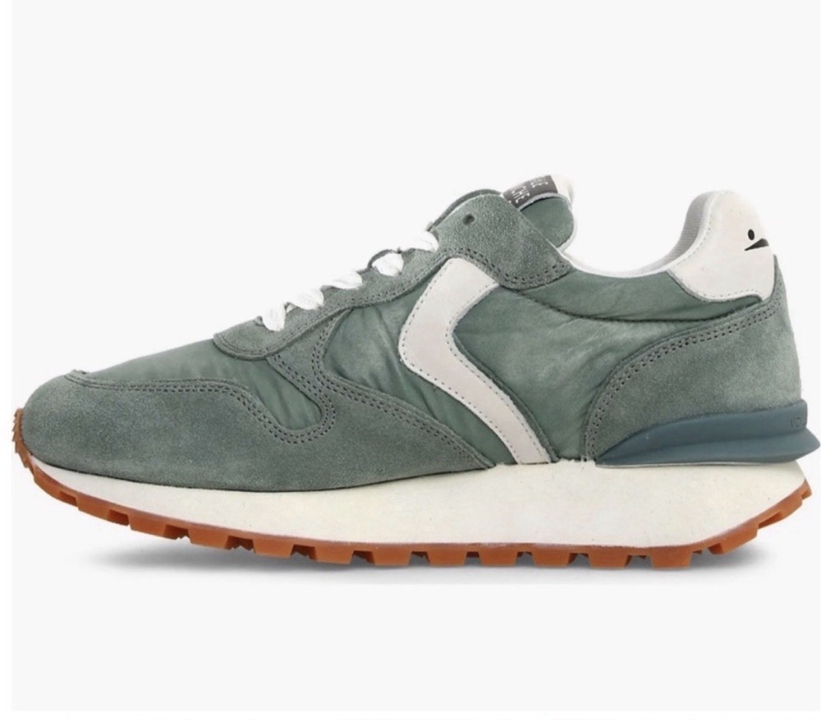 NWT VOILE BLANCHE PARIS Race Sneaker in Sage-Off White - Size 8 NWT VOILE BLANCHE PARIS Race Sneaker in Sage-Off White - Size 8