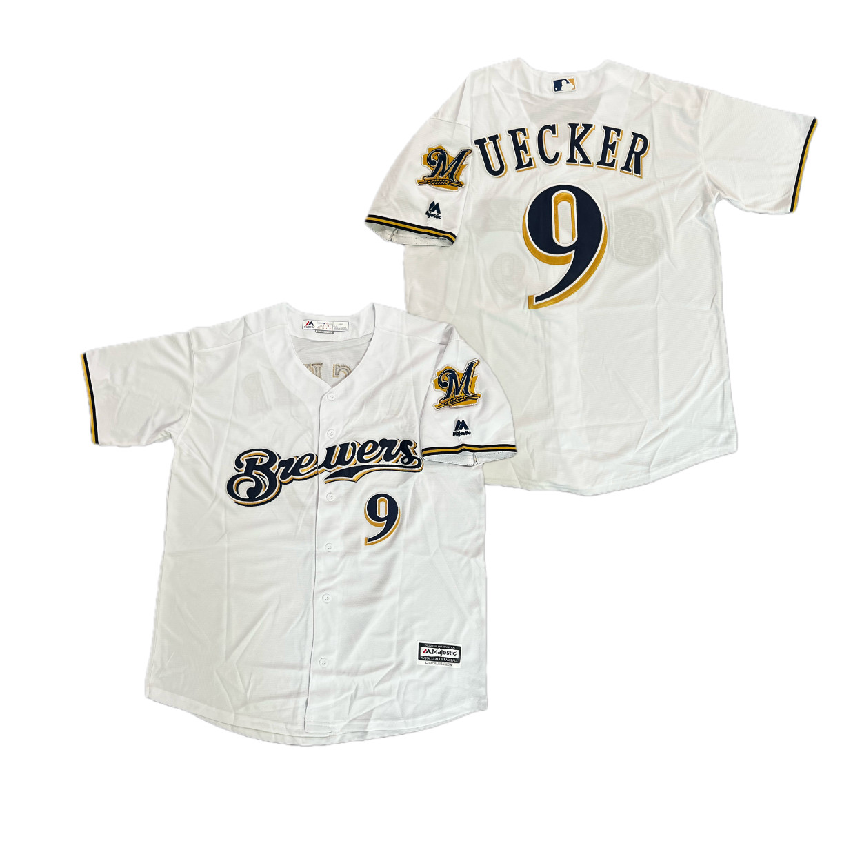 BOB UECKER #9 JERSEY christian yelich paul molitor ryan braun prince fielder