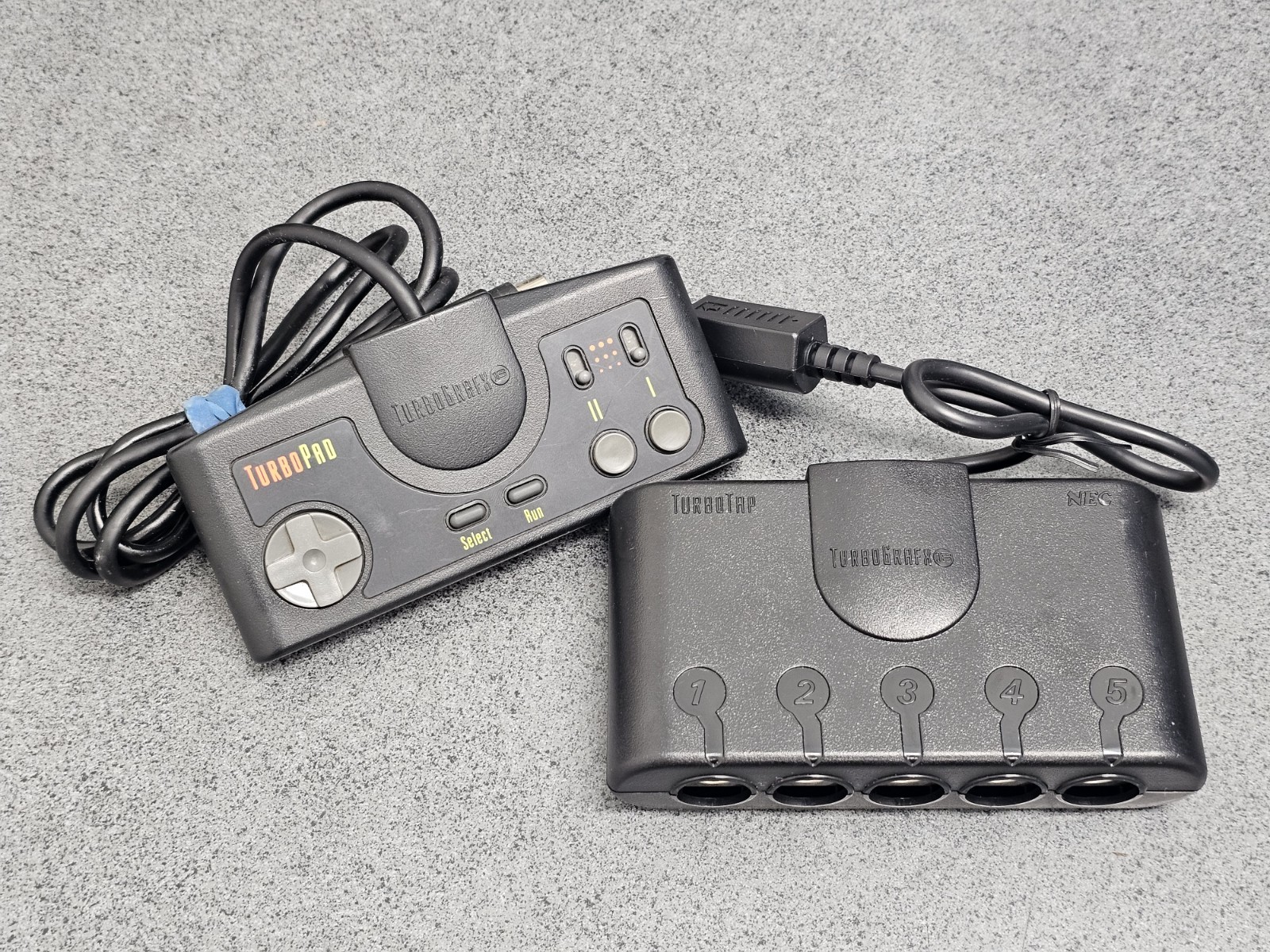 🔥Official NEC TurboGrafx 16 TurboPad Controller & Turbo Tap Multitap Lot OEM 🔥 🔥Official NEC TurboGrafx 16 TurboPad Controller & Turbo Tap Multitap Lot OEM 🔥