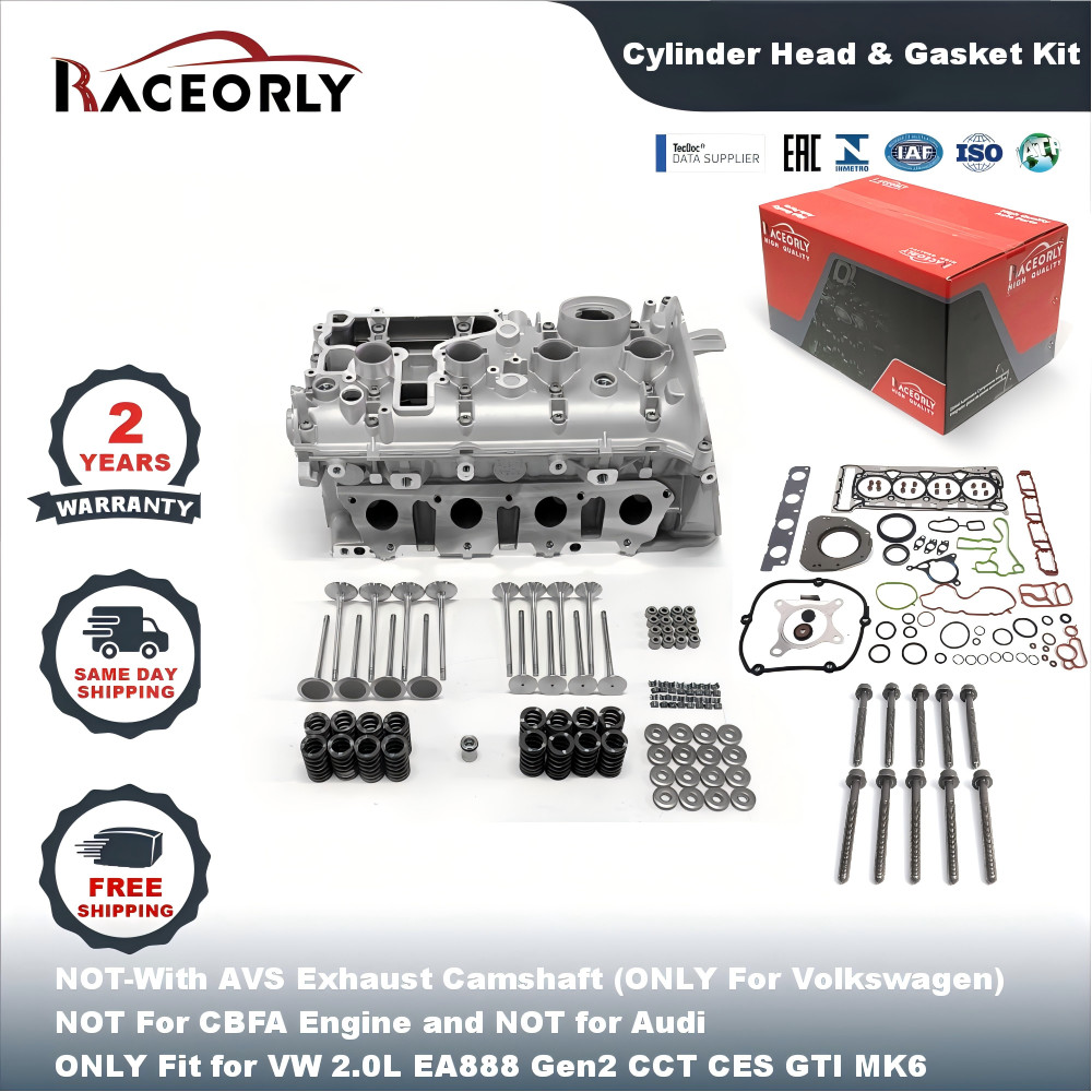 Cylinder Head & Valves Bolt Gasket For VW GTI MK6 Passat CC 2.0L EA888 Gen2 CCT
